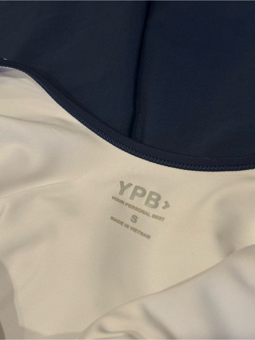 Abercrombie YPB Navy Striped Active Onesie Romper Women's Small - Picture 4 of 8